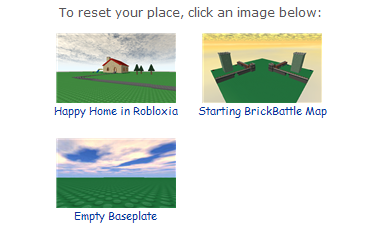 The default options for blank levels